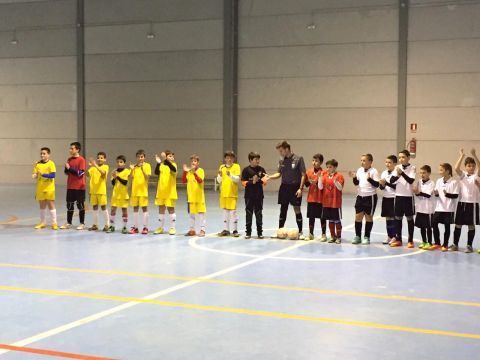 Presentación de los equipos. (Foto: Boca Juniors FS)