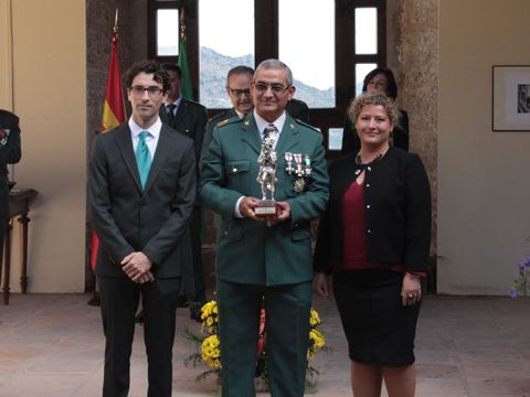 El sargento primero Antonio Fornieles, fue otro de los homenajeados. (Foto: R. Cobo)