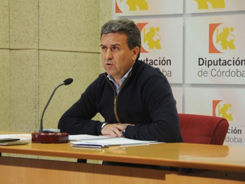 Francisco Ángel Sánchez durante su comparececia ante los medis. (Foto. Cedida)