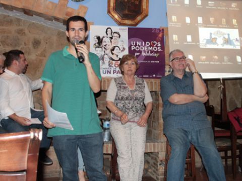 Couso, López, Parrado y Monereo, ayer en el acto celebrado en nuestra localidad. (Foto: R. Cobo)