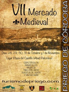 Cartel anunciador de la séptima edición del mercado medieval. (Foto: Cedida)