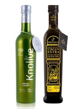 Las marcas de Knolive Oils premiadas en CINVE. (Foto: Cedida)