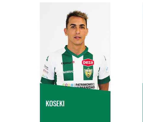 Imagen oficial de Antonio Rivera 'Koseky' en la web de su equipo.