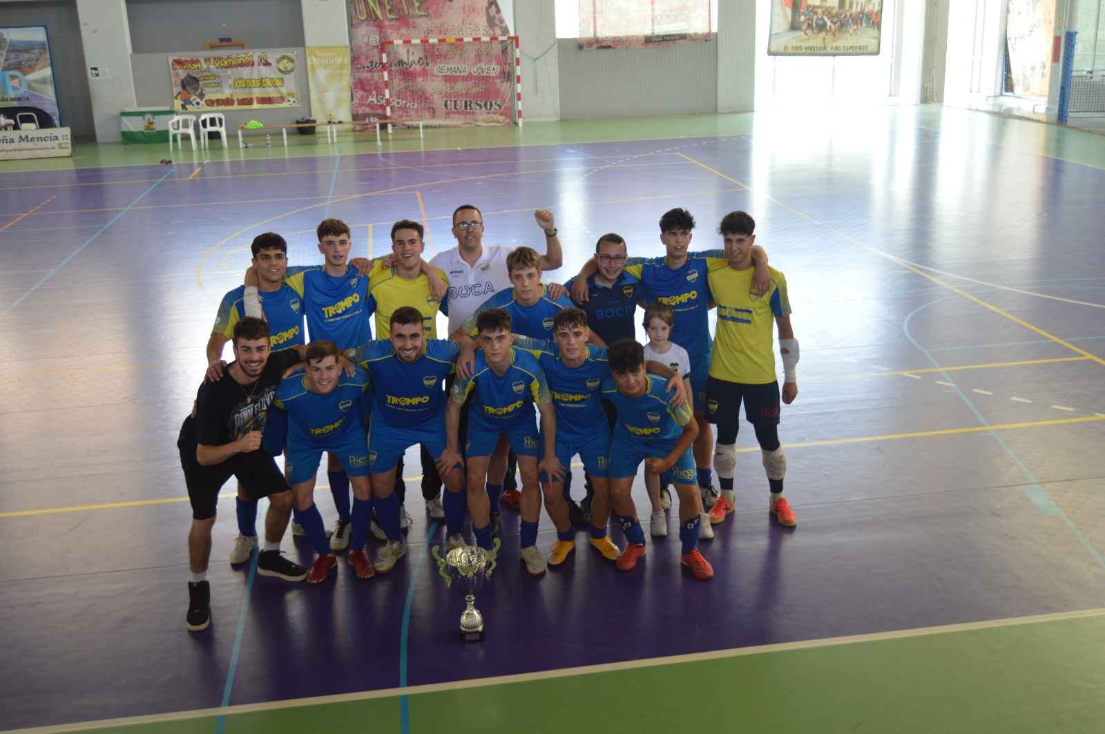 Campeones de Copa Diputación juvenil.