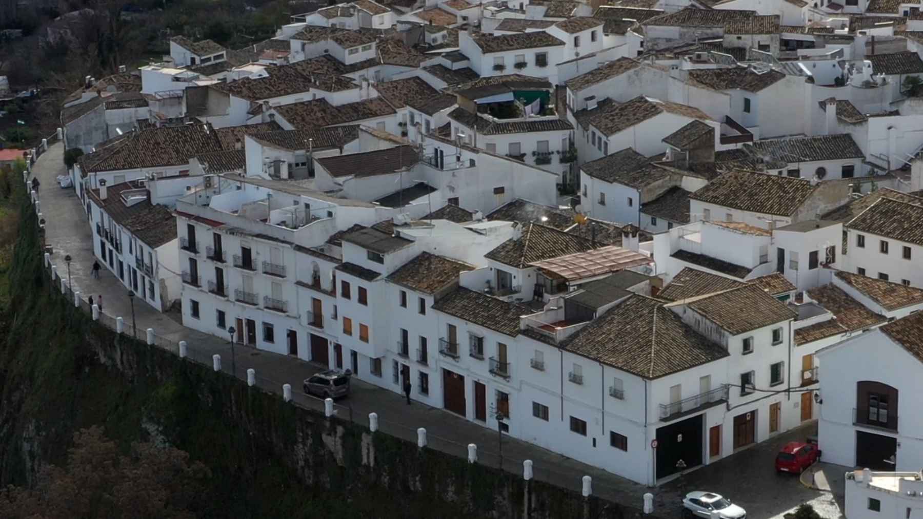 Vista aérea del barrio de La Villa.