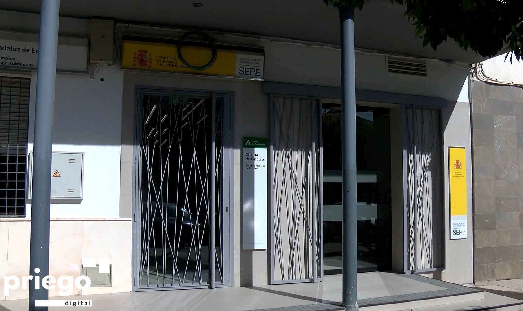 Oficina del Servicio Andaluz de Empleo en Priego.