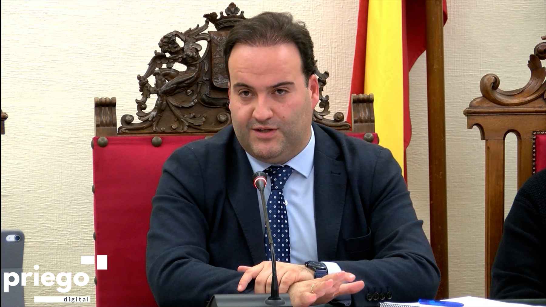 Juan Ramón Valdivia, alcalde de Priego.