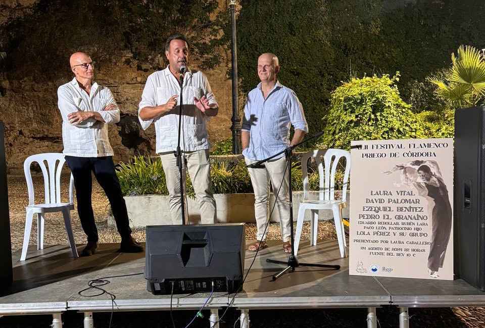 Jiménez, Ibáñez y Ruiz durante la presentación de esta edición.