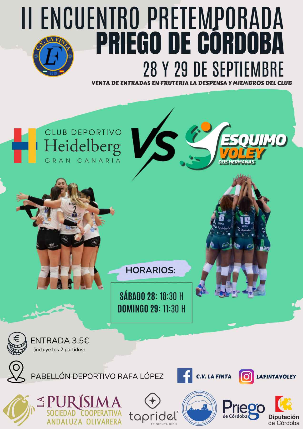 Cartel anunciador del torneo.