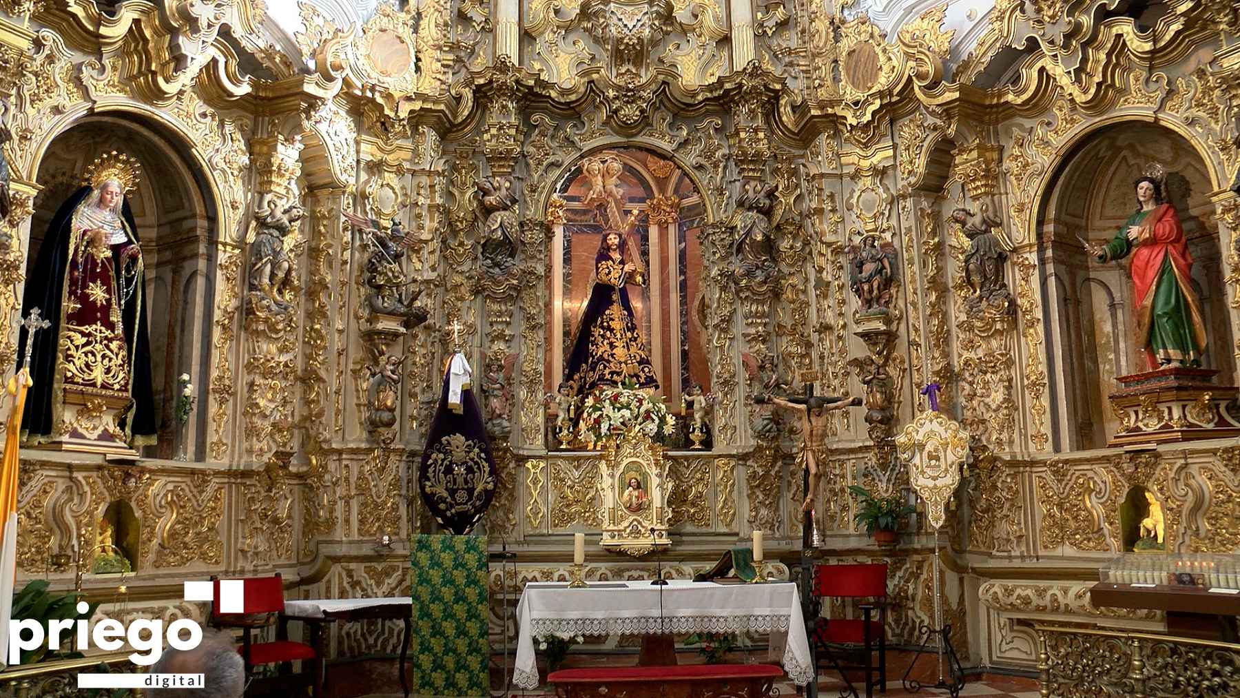 Capilla de Ntro. Padre Jesús Nazareno, en la iglesia de San Francisco.