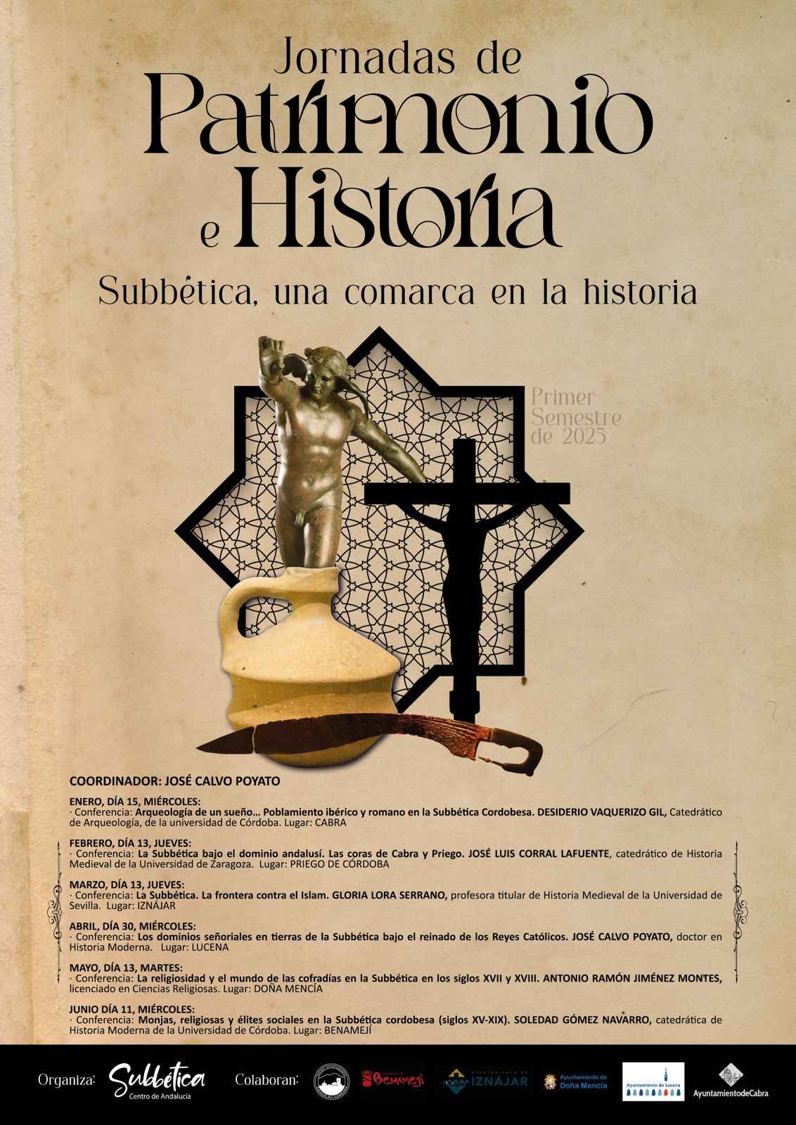 Cartel del ciclo de conferencias.