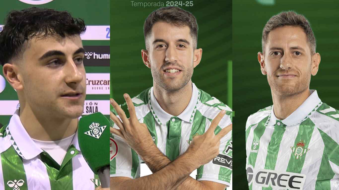 Pablo Guti, Ismael López y Rafa López.