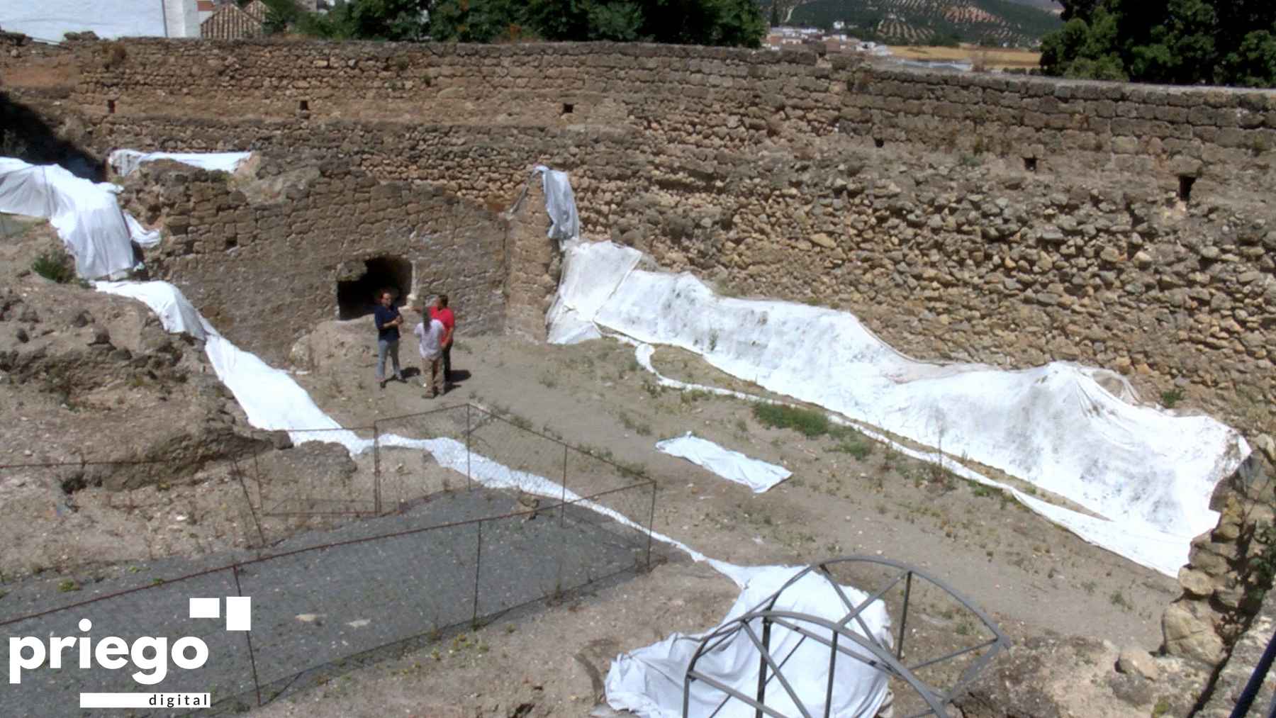 Zona noroeste del castillo, donde se centrará la actuación.