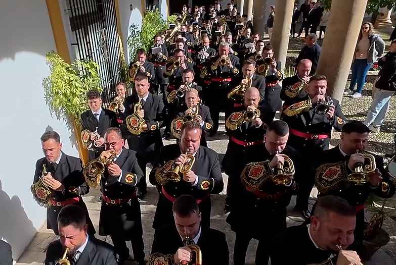 Banda CCTT Fe y Consuelo de Martos durante una reciente actuación.