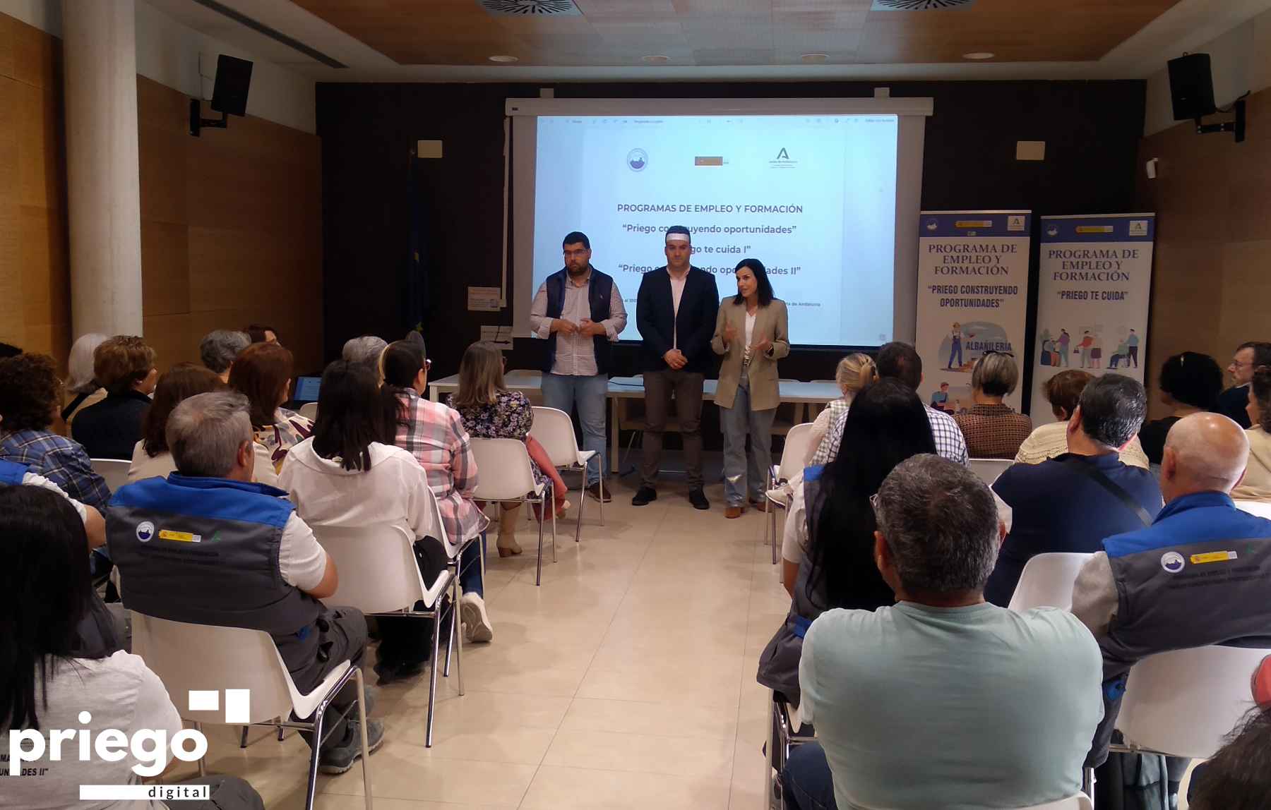 Acto de clausura celebrado hoy en el salón de actos del CIE.