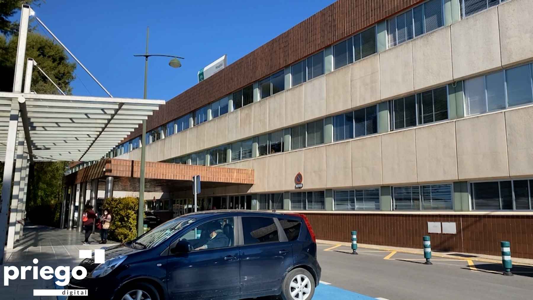 Exterior del hospital comarcal Infanta Margarita.