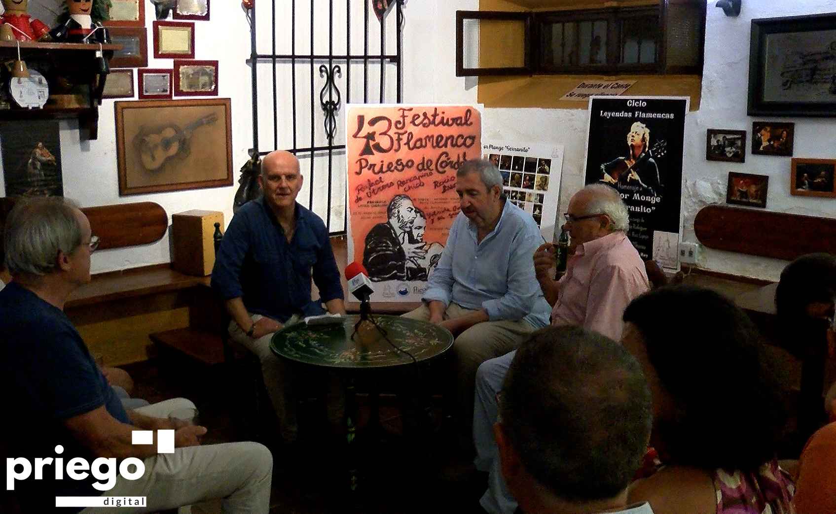 Presentación del cartel en la sede de la Peña Flamenca Fte. del Rey.
