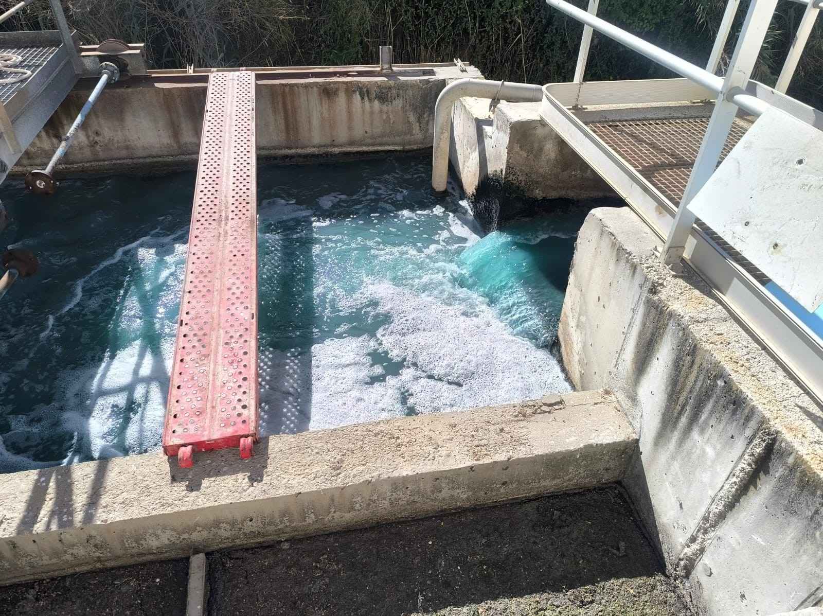 Instalaciones de la EDAR de Priego de Córdoba.