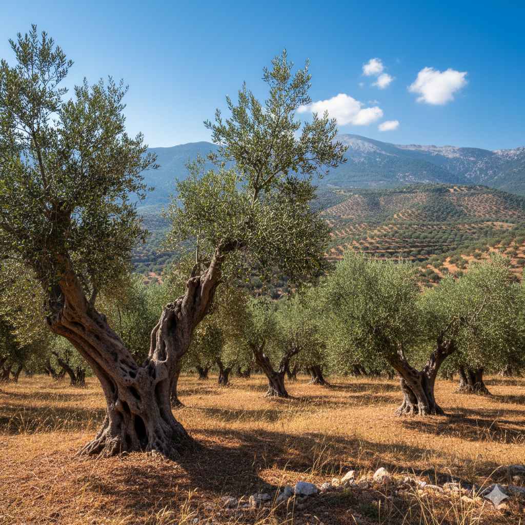 Finca de olivar.