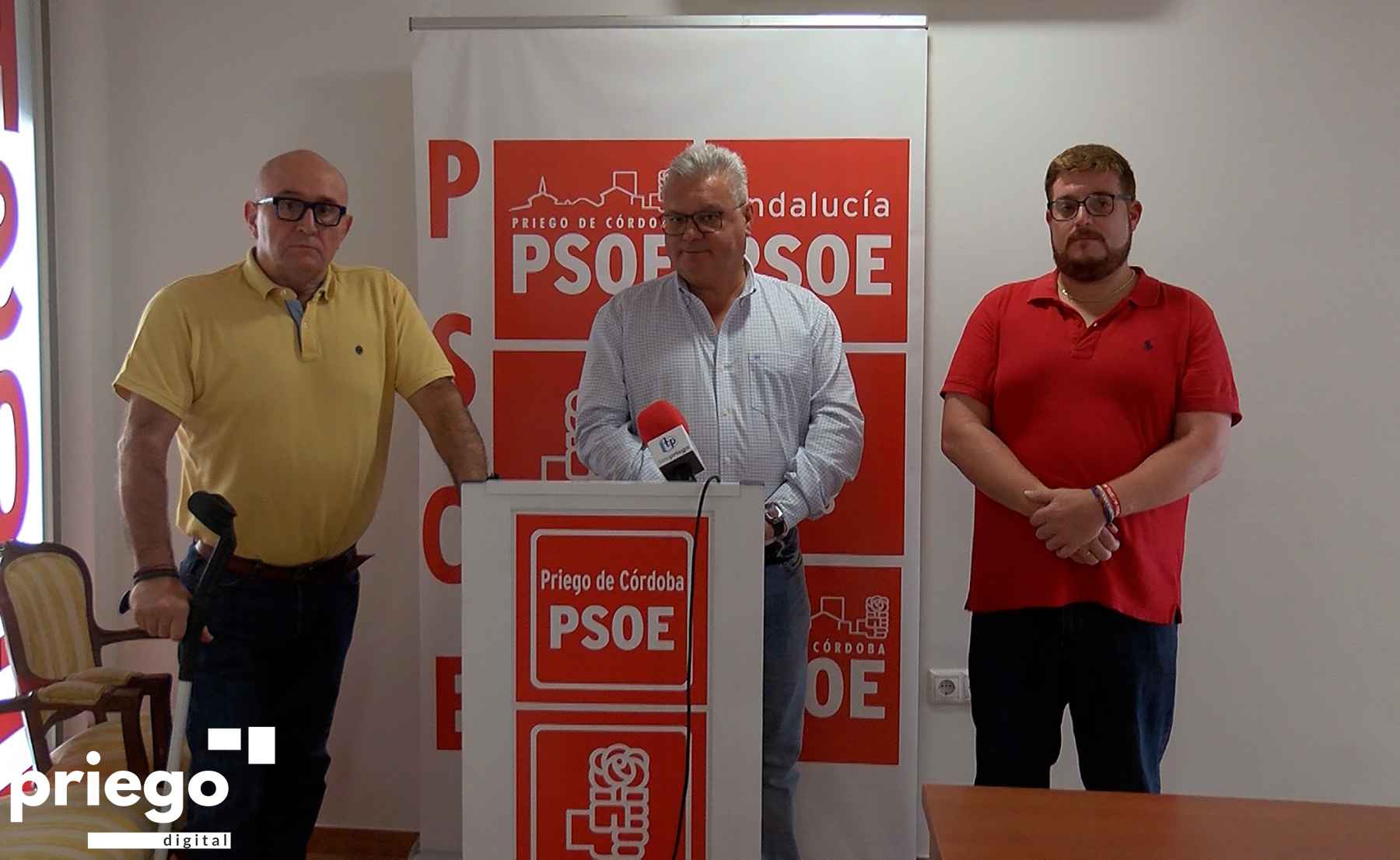 Antonio Carrillo, Esteban Morales y Antonio Caballero.