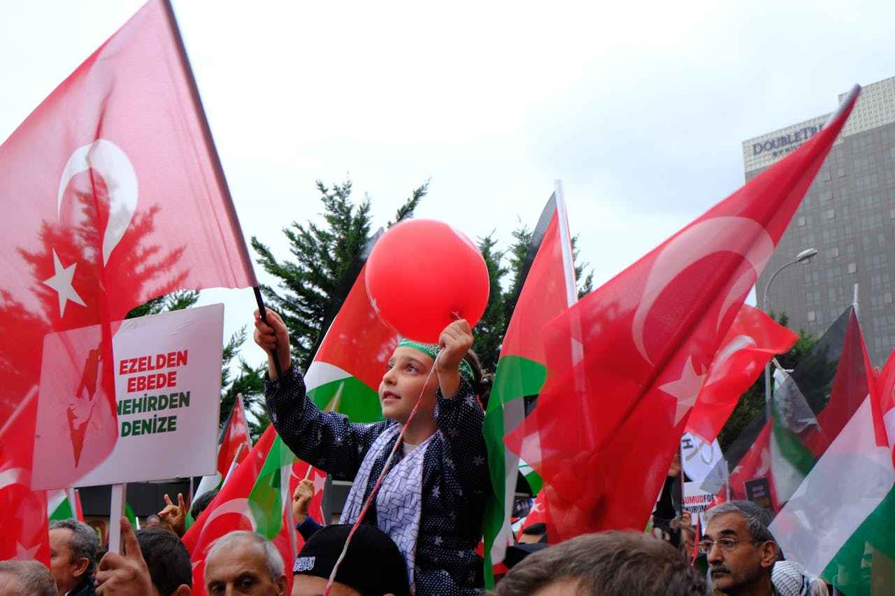 Manifestación contra el genocidio palestino.