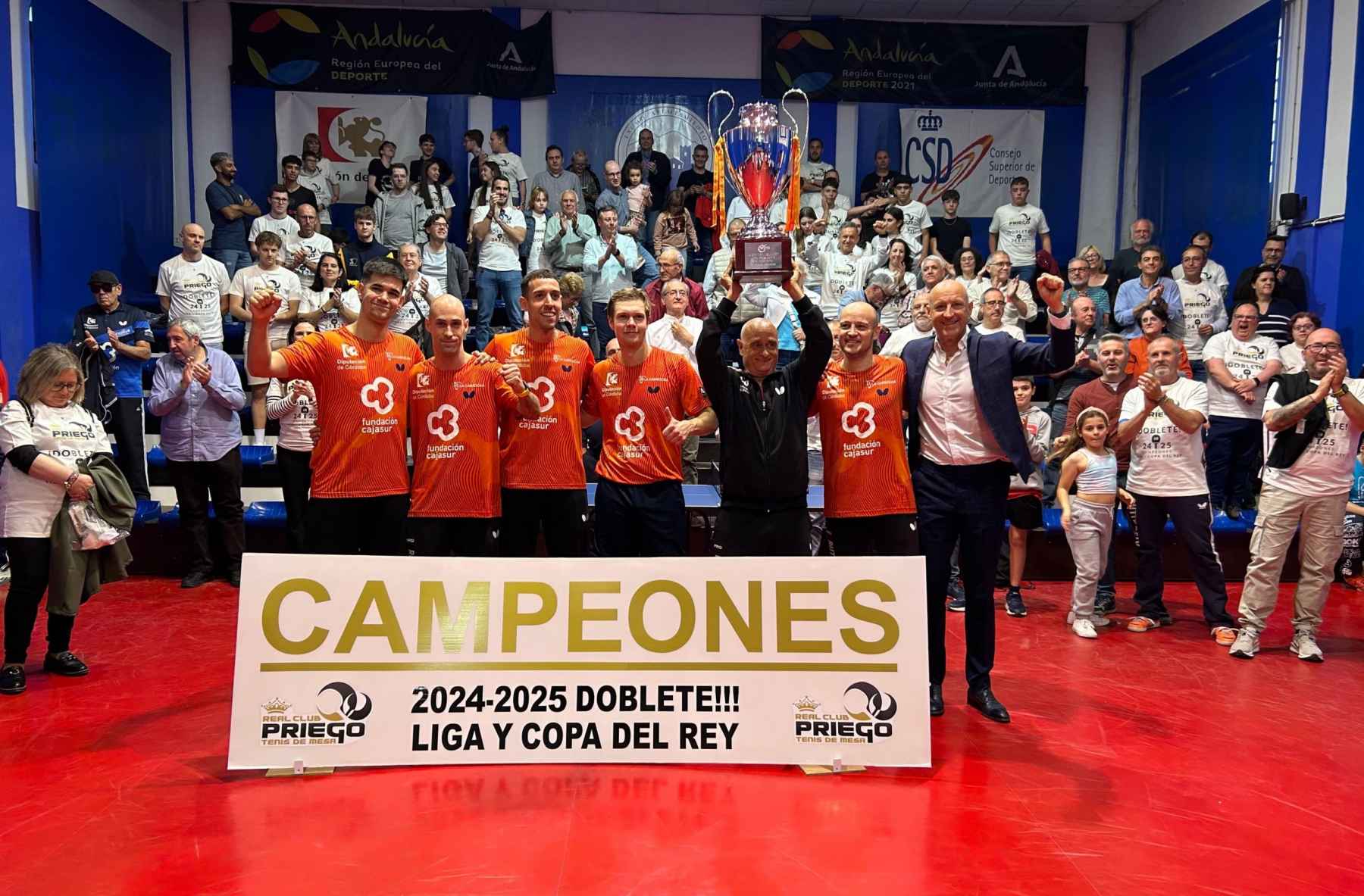Reconocimientos para el tenis de mesa de Priego.