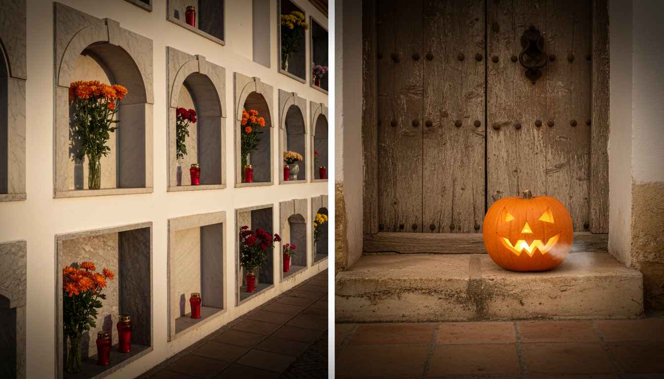 Todos los Santos vs Halloween.