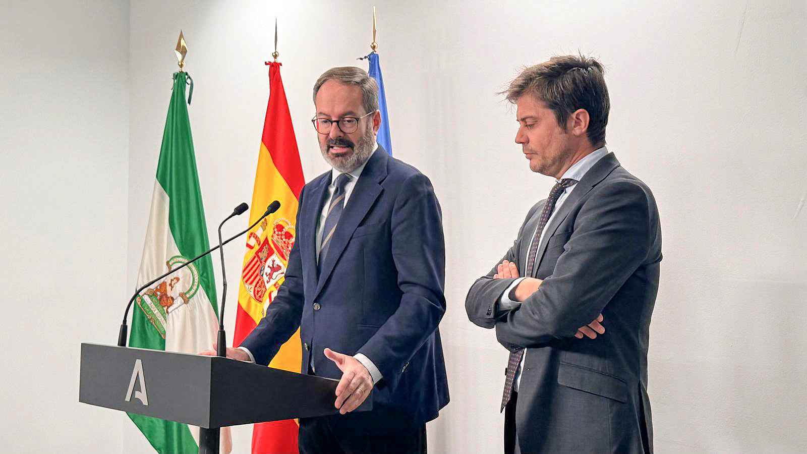 Molina y Copé, hoy durante su comparecencia ante los medios.