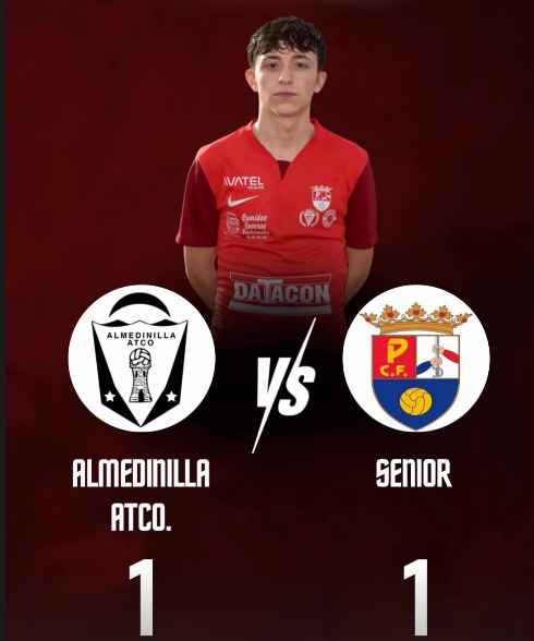 Marcos Comino, autor del tanto del Priego CF.