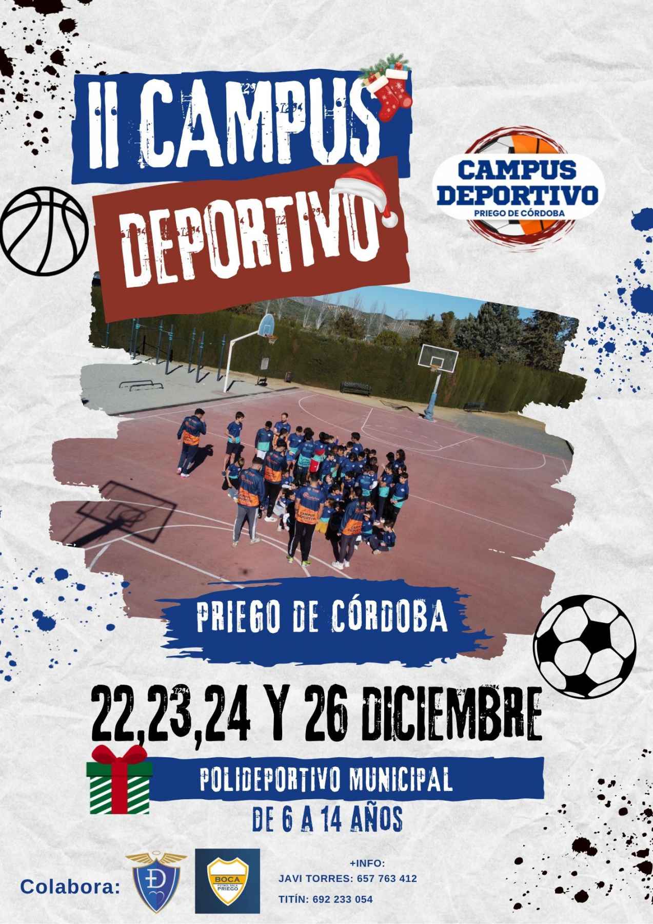 Cartel del Campus Deportivo.