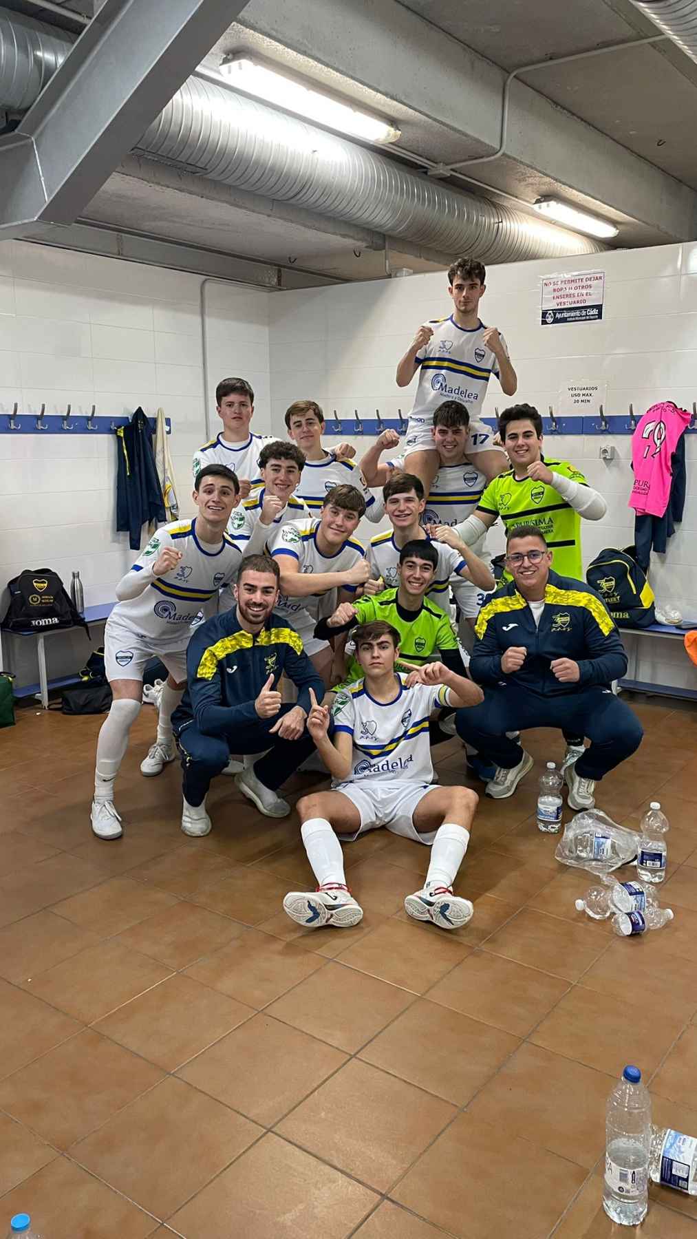 Plantilla de los juveniles del Boca Priego FS