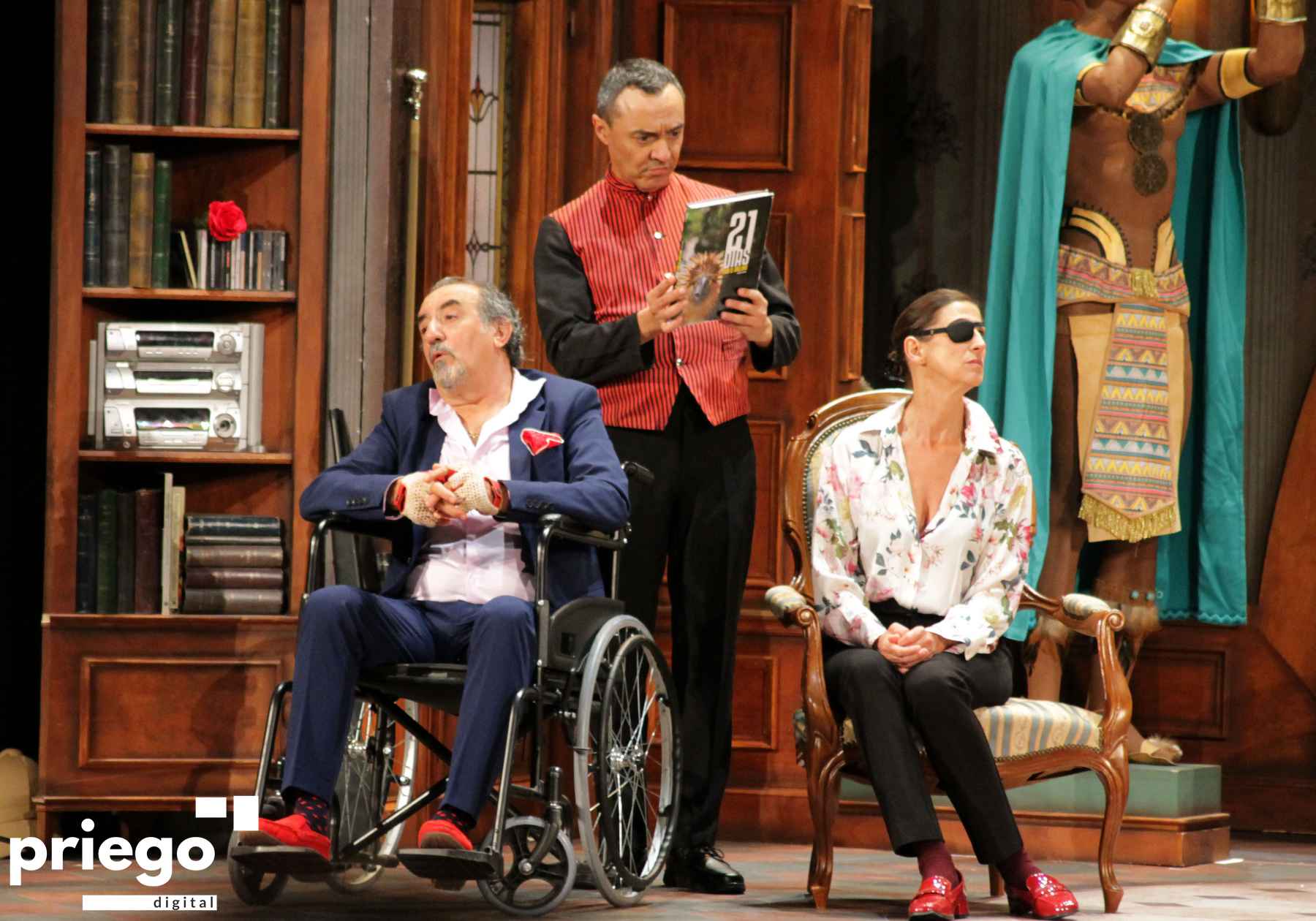 Representación teatral de la pasada edición del Festival Internacional de Priego.