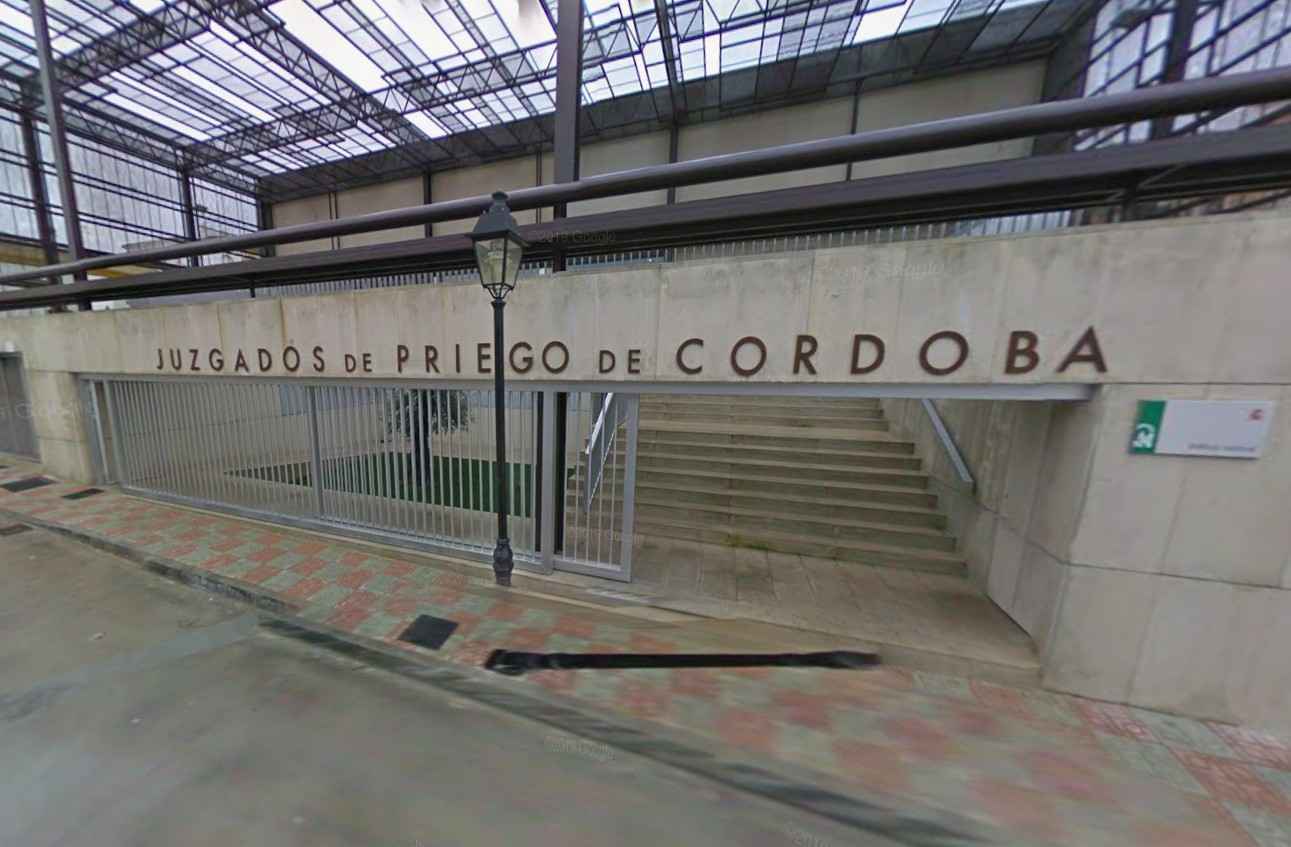 Vista del Juzgado de Priego de Córdoba.