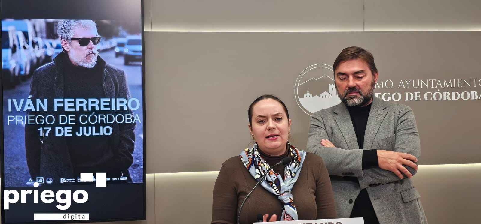 Ramírez y Vázquez durante la rueda de prensa.