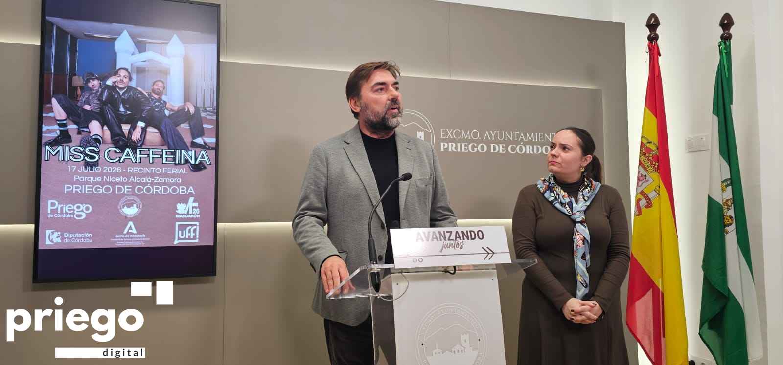 Imagen de la rueda de prensa.