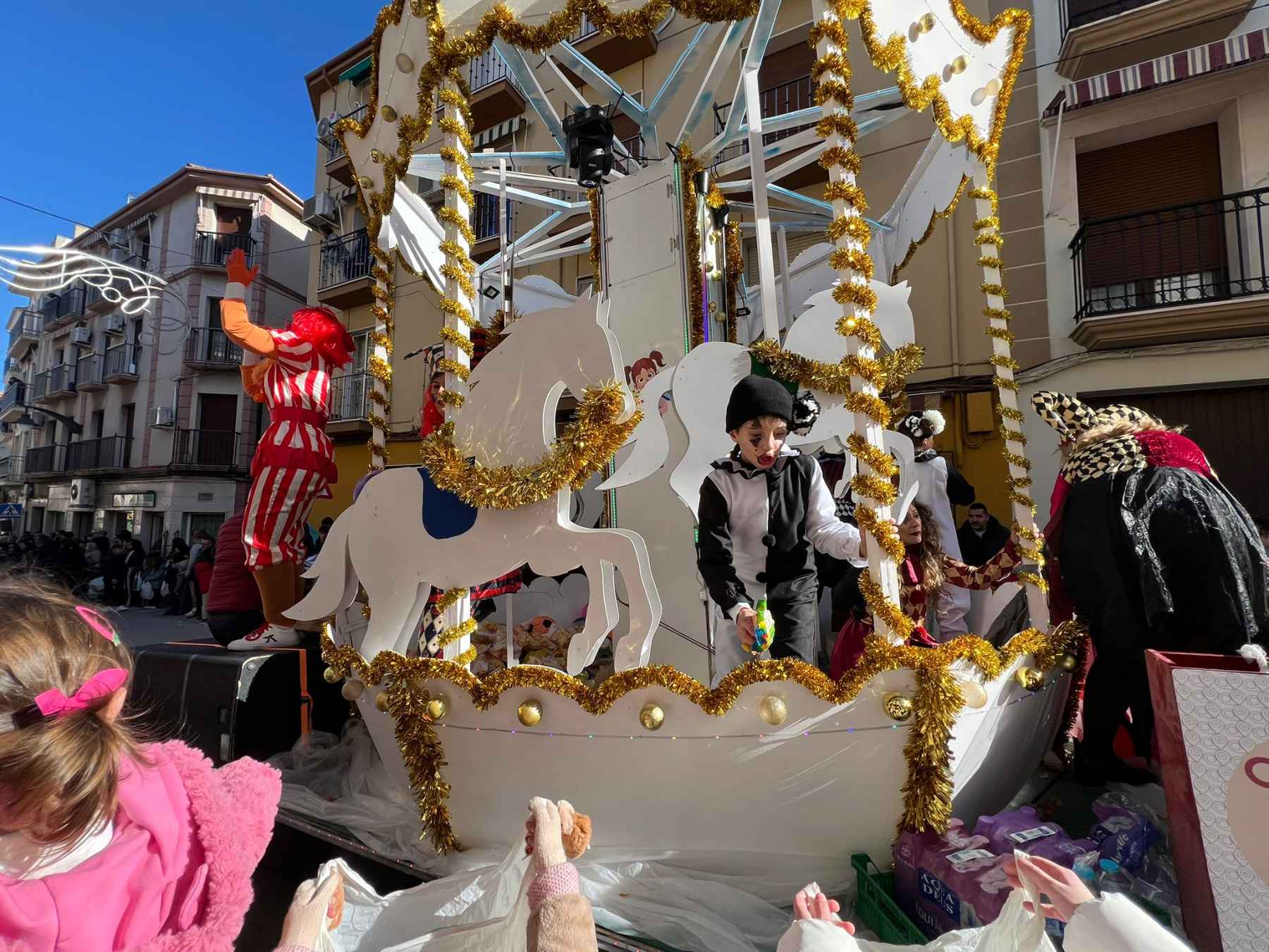 Cabalgata de Reyes Magos en Priego.