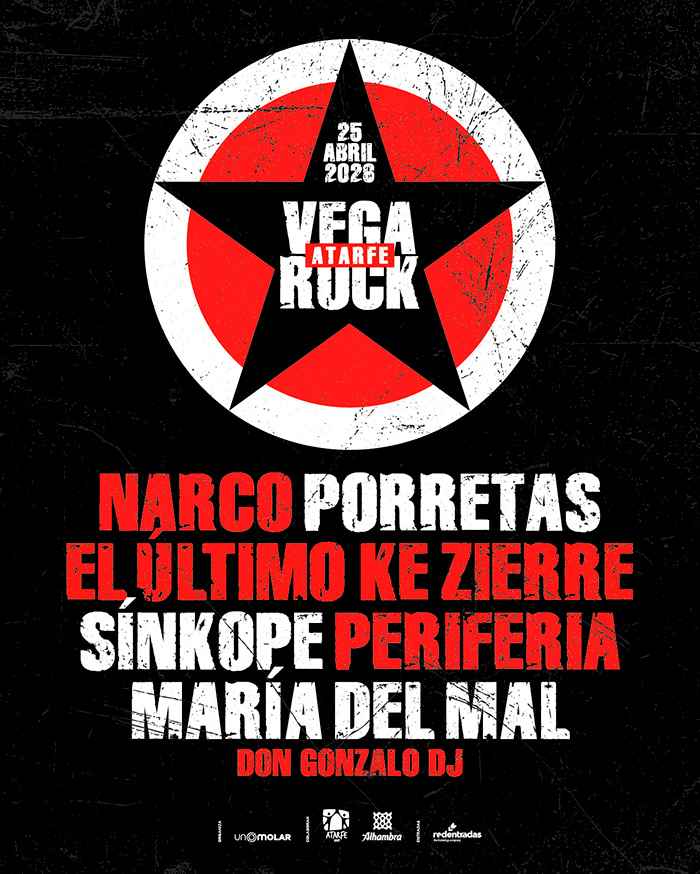 Cartel del Atarfe Vega Rock 2026.