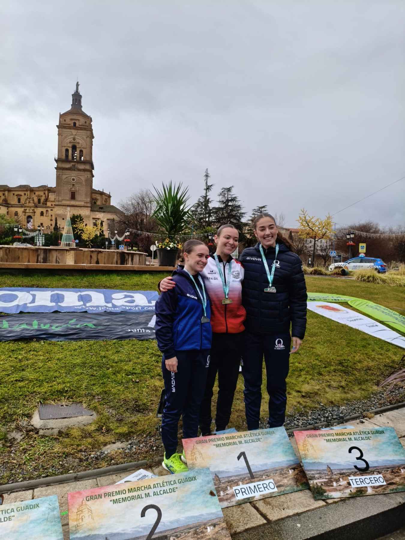 Podio de la categoría sub23.