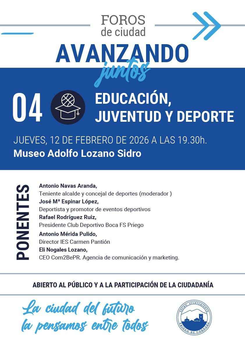 Cartel del foro ciudadano.
