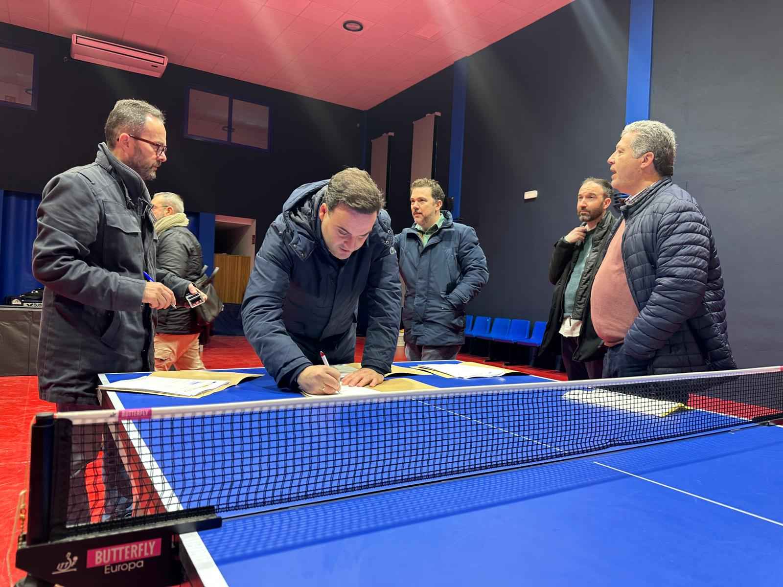 Imagen de la firma de la recepción.