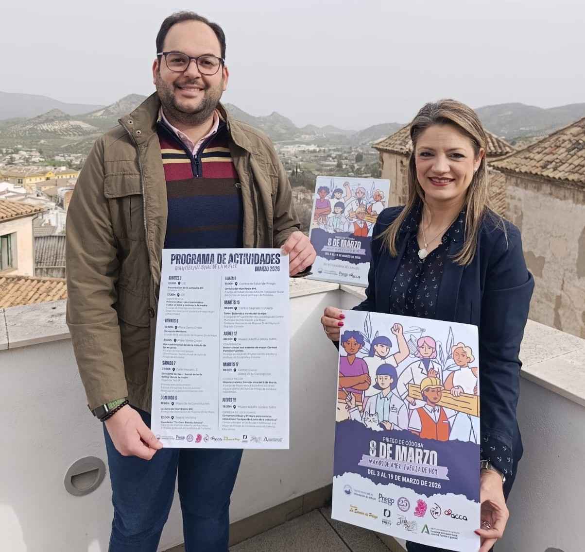 Juan de la Cruz Aguilera y Eva Gómez.