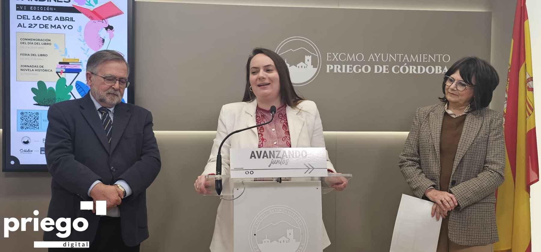 Instante de la presentación de 'Entre Libros y Jardines'.