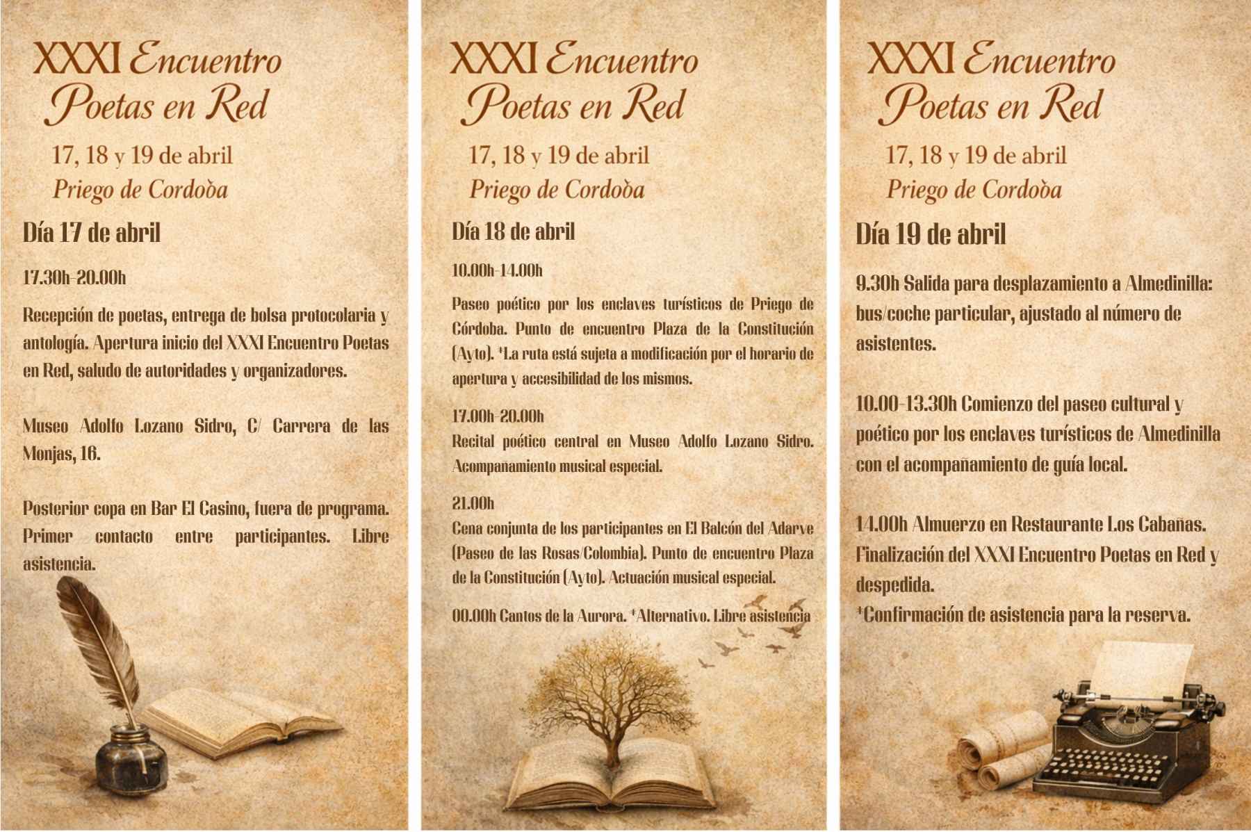 Programa de la actividad.
