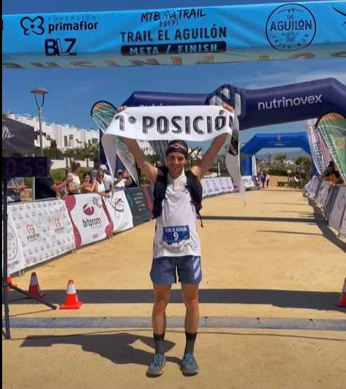 Entrada en meta de Dani Luque.