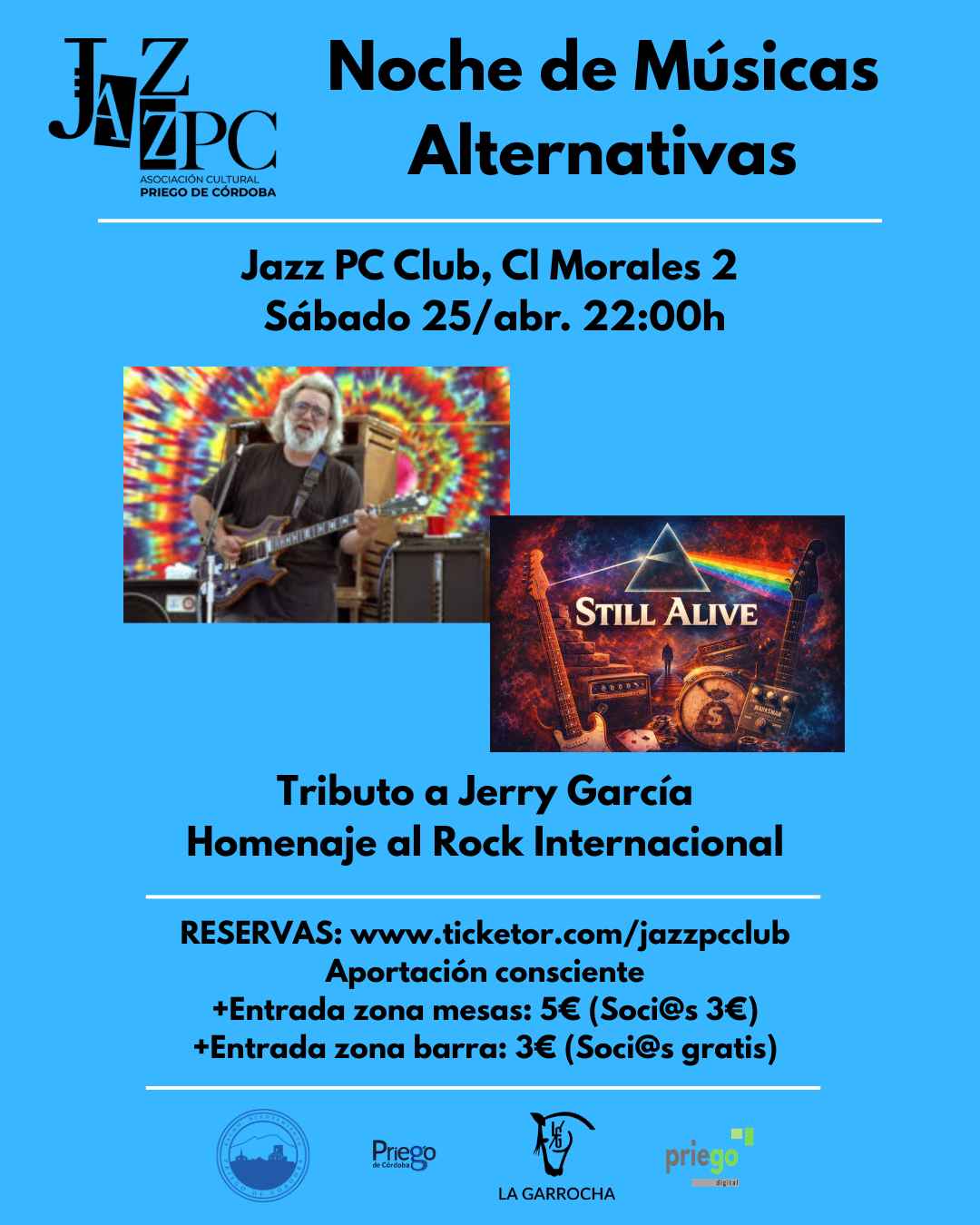 Cartel del concierto del sábado.