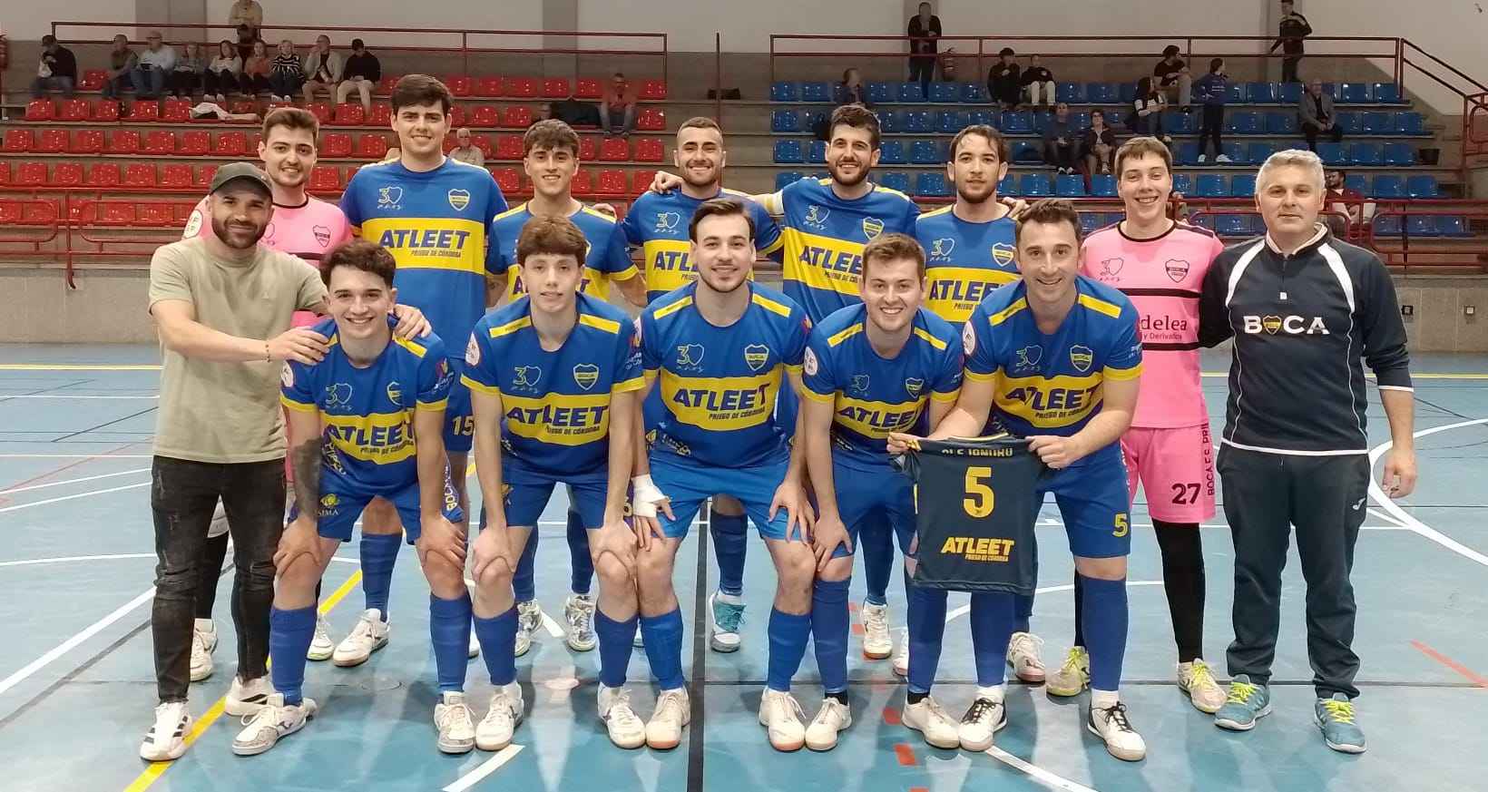 Formación del Boca Priego en el último partido de la fase regular.