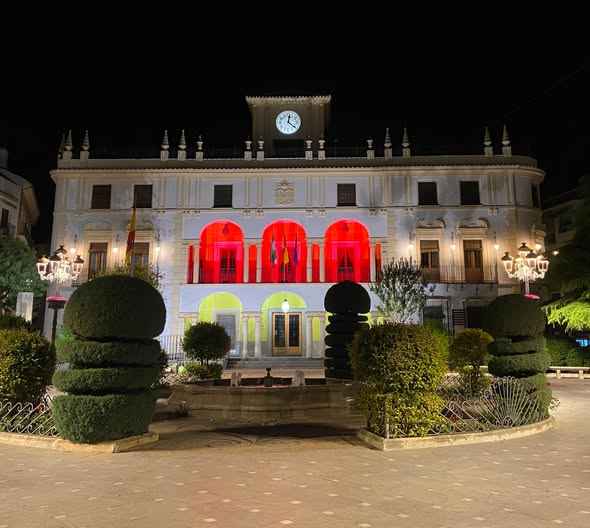 Fachada del Ayuntamiento de Priego de Córdoba.