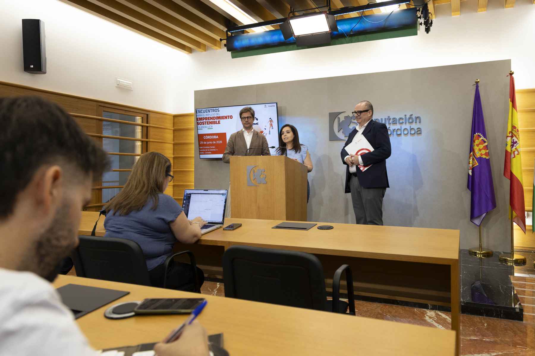 Presentación del Encuentro para el impulso del Emprendimiento Sostenible en Córdoba.