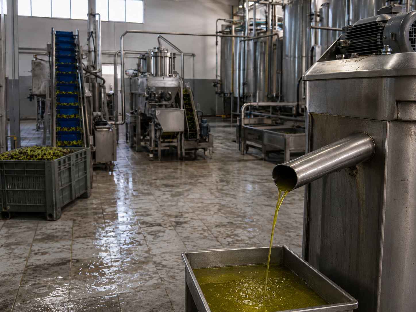 Almazara de aceite.