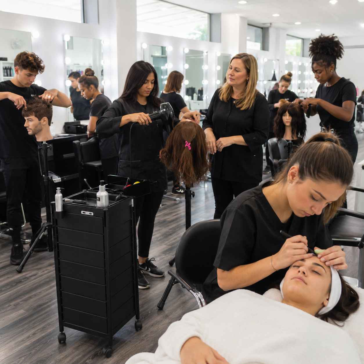 Formación Profesional en Peluquería y Estética.